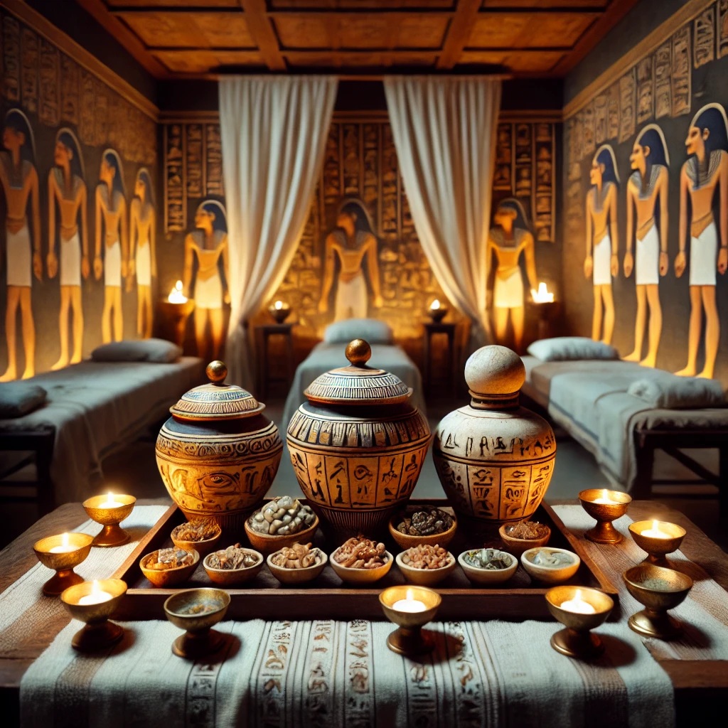 Aceites de masaje antiguo egipto
